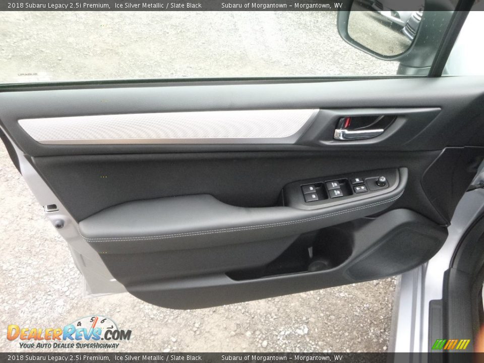 2018 Subaru Legacy 2.5i Premium Ice Silver Metallic / Slate Black Photo #14