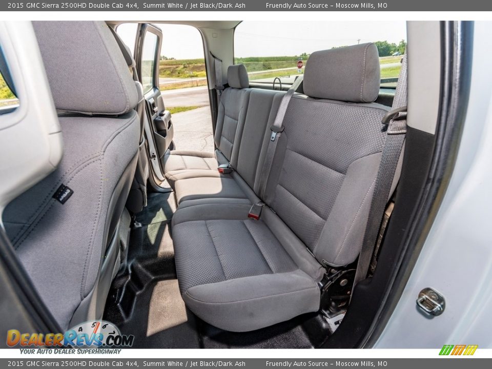 2015 GMC Sierra 2500HD Double Cab 4x4 Summit White / Jet Black/Dark Ash Photo #24