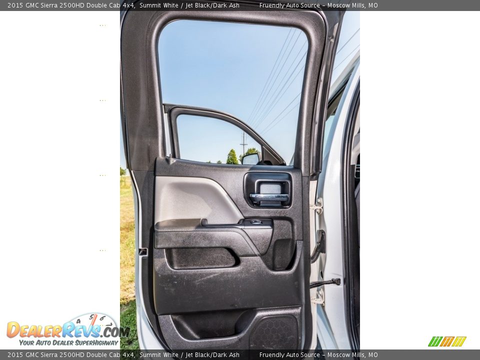 2015 GMC Sierra 2500HD Double Cab 4x4 Summit White / Jet Black/Dark Ash Photo #26