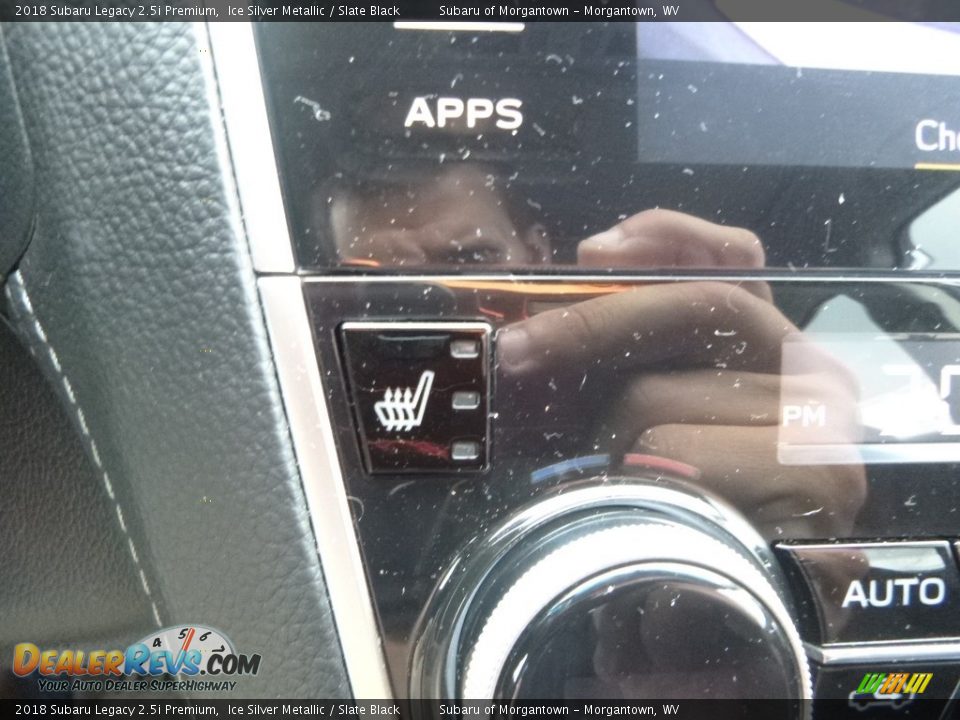 2018 Subaru Legacy 2.5i Premium Ice Silver Metallic / Slate Black Photo #18