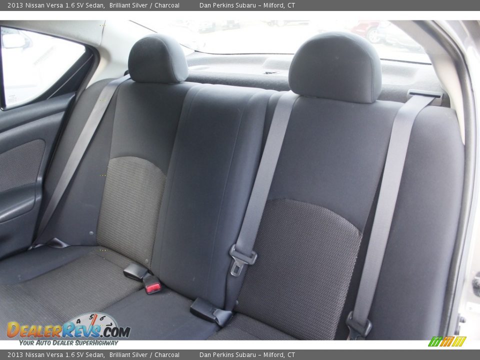 2013 Nissan Versa 1.6 SV Sedan Brilliant Silver / Charcoal Photo #14