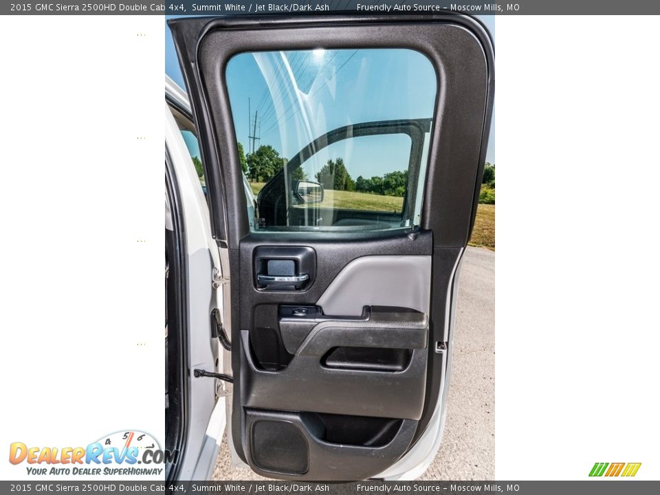 2015 GMC Sierra 2500HD Double Cab 4x4 Summit White / Jet Black/Dark Ash Photo #30