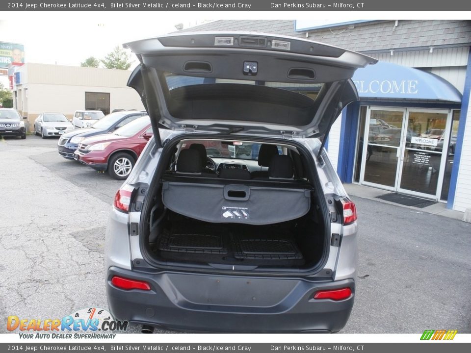 2014 Jeep Cherokee Latitude 4x4 Billet Silver Metallic / Iceland - Black/Iceland Gray Photo #8