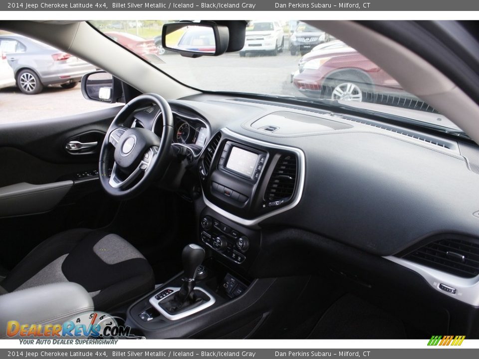2014 Jeep Cherokee Latitude 4x4 Billet Silver Metallic / Iceland - Black/Iceland Gray Photo #9