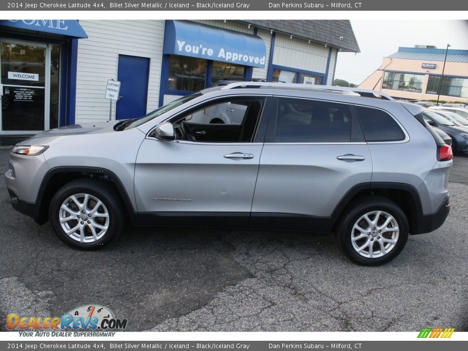 2014 Jeep Cherokee Latitude 4x4 Billet Silver Metallic / Iceland - Black/Iceland Gray Photo #11