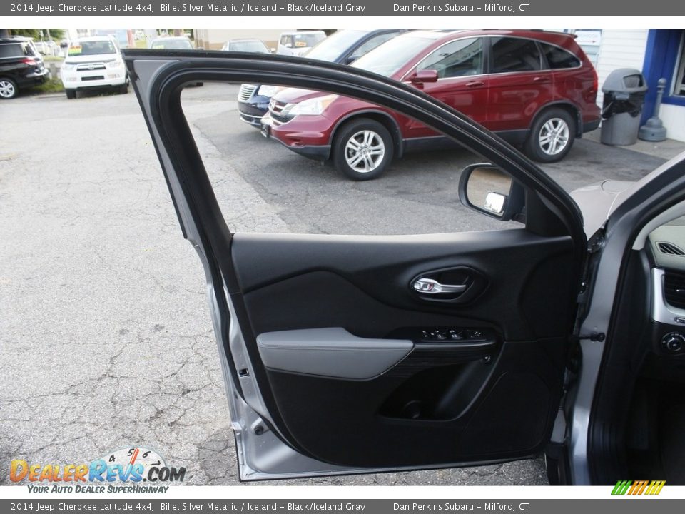 2014 Jeep Cherokee Latitude 4x4 Billet Silver Metallic / Iceland - Black/Iceland Gray Photo #16