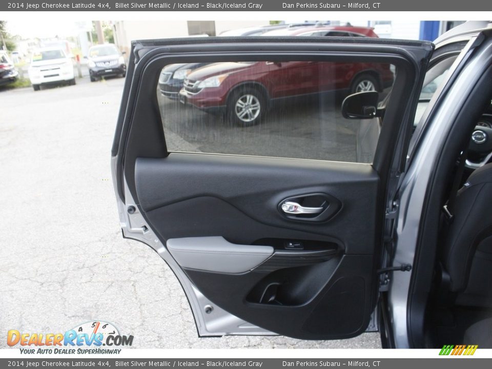 2014 Jeep Cherokee Latitude 4x4 Billet Silver Metallic / Iceland - Black/Iceland Gray Photo #17