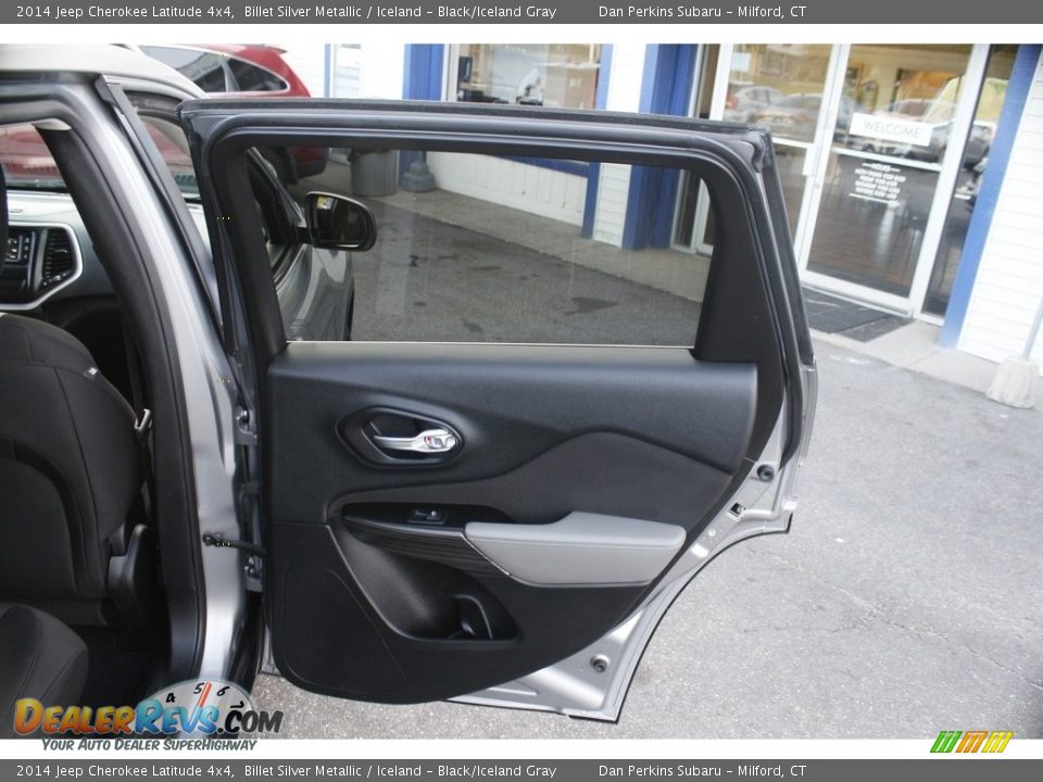 2014 Jeep Cherokee Latitude 4x4 Billet Silver Metallic / Iceland - Black/Iceland Gray Photo #18