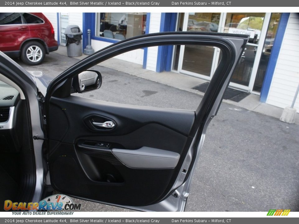 2014 Jeep Cherokee Latitude 4x4 Billet Silver Metallic / Iceland - Black/Iceland Gray Photo #19