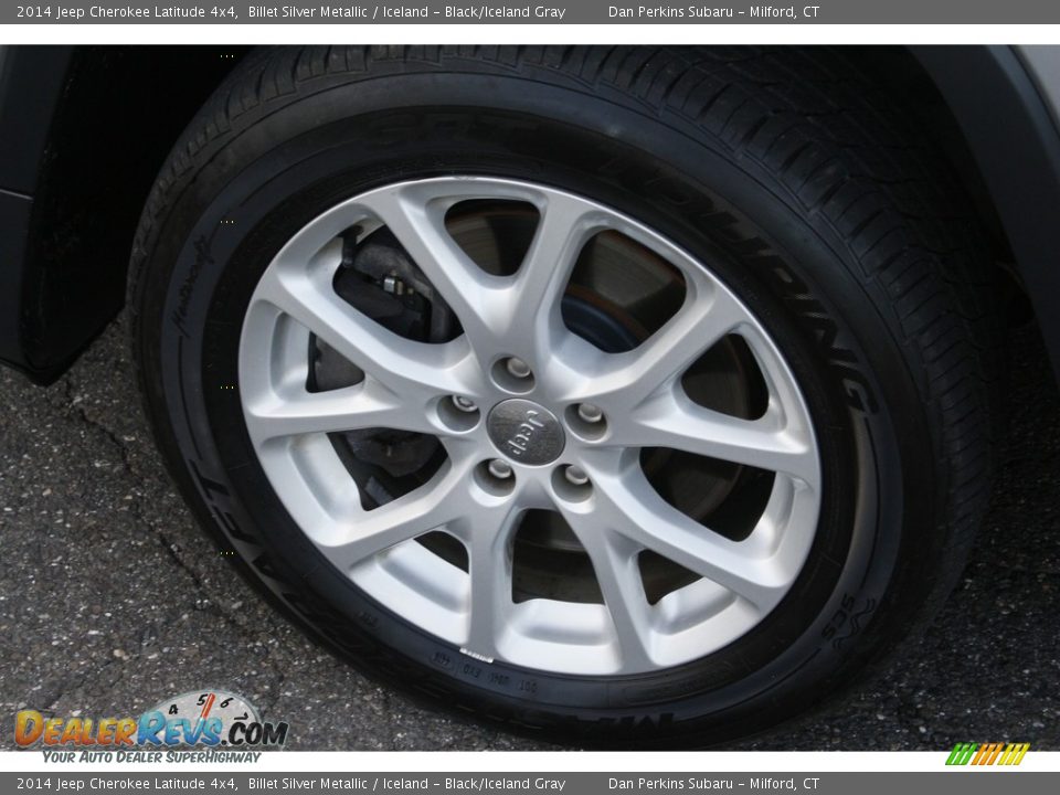 2014 Jeep Cherokee Latitude 4x4 Billet Silver Metallic / Iceland - Black/Iceland Gray Photo #20
