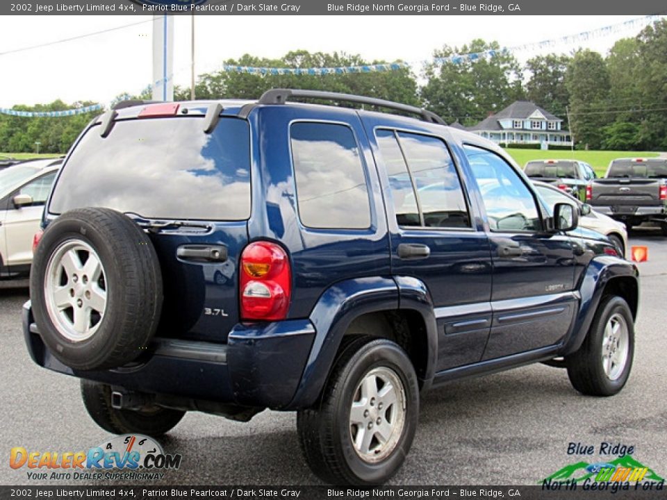 2002 Jeep Liberty Limited 4x4 Patriot Blue Pearlcoat / Dark Slate Gray Photo #5