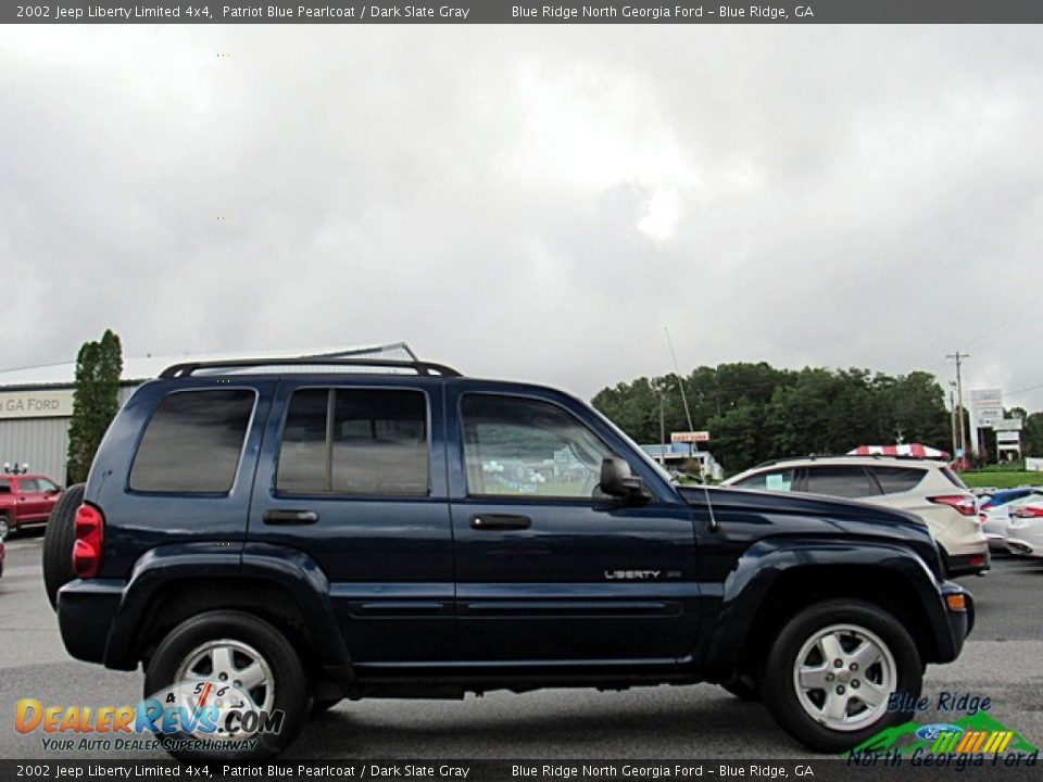2002 Jeep Liberty Limited 4x4 Patriot Blue Pearlcoat / Dark Slate Gray Photo #6