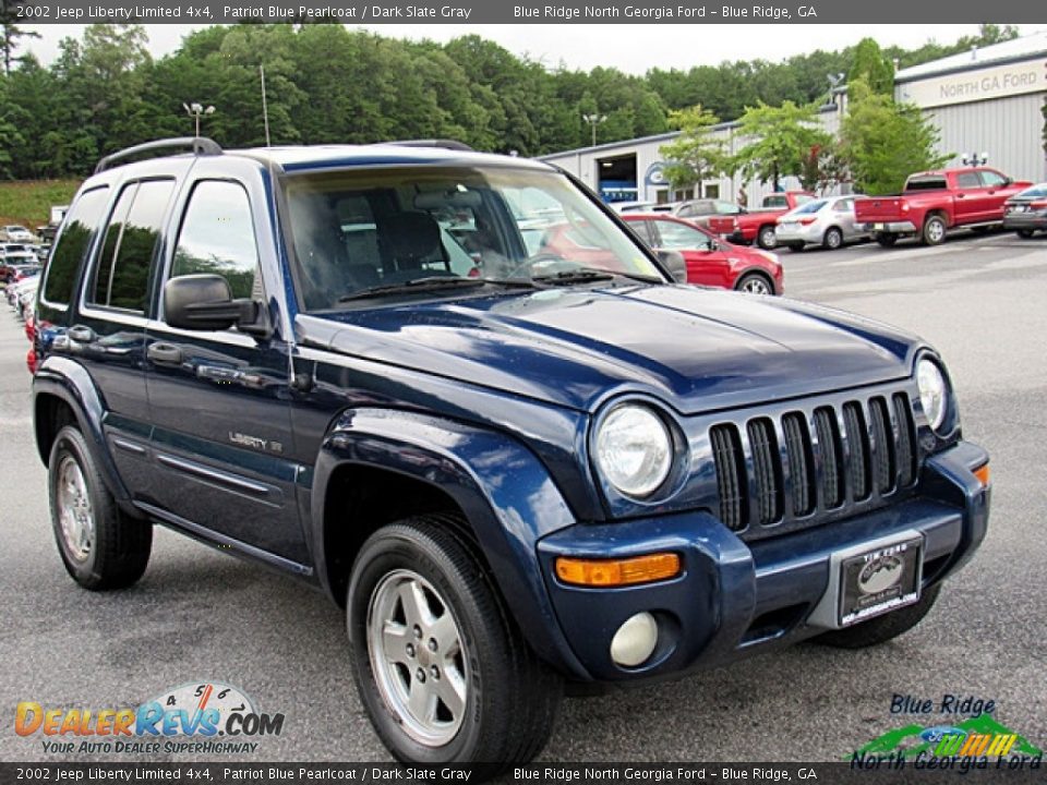 2002 Jeep Liberty Limited 4x4 Patriot Blue Pearlcoat / Dark Slate Gray Photo #7