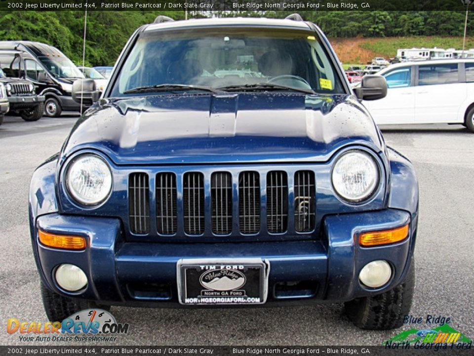 2002 Jeep Liberty Limited 4x4 Patriot Blue Pearlcoat / Dark Slate Gray Photo #8