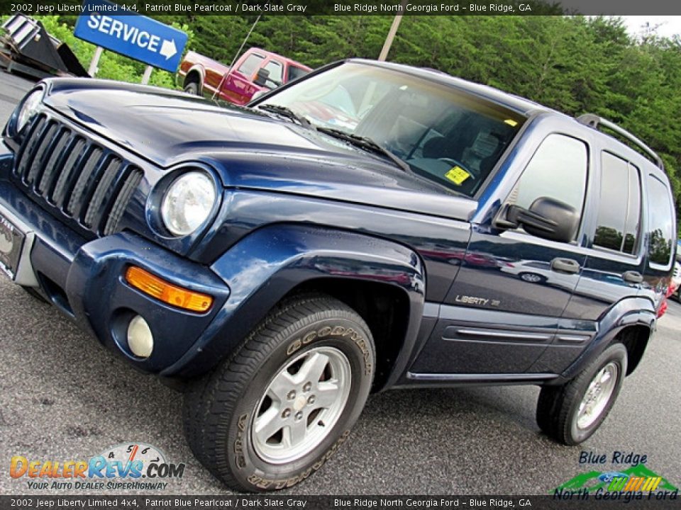 2002 Jeep Liberty Limited 4x4 Patriot Blue Pearlcoat / Dark Slate Gray Photo #20