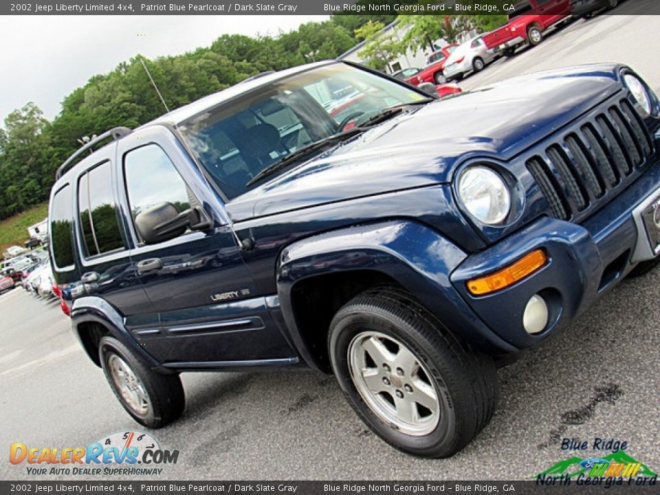 2002 Jeep Liberty Limited 4x4 Patriot Blue Pearlcoat / Dark Slate Gray Photo #21