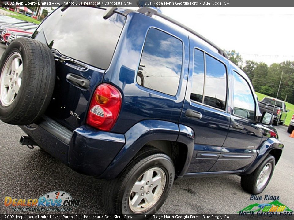 2002 Jeep Liberty Limited 4x4 Patriot Blue Pearlcoat / Dark Slate Gray Photo #22