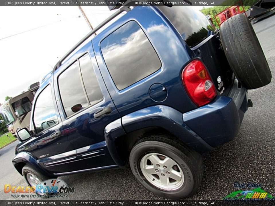 2002 Jeep Liberty Limited 4x4 Patriot Blue Pearlcoat / Dark Slate Gray Photo #23