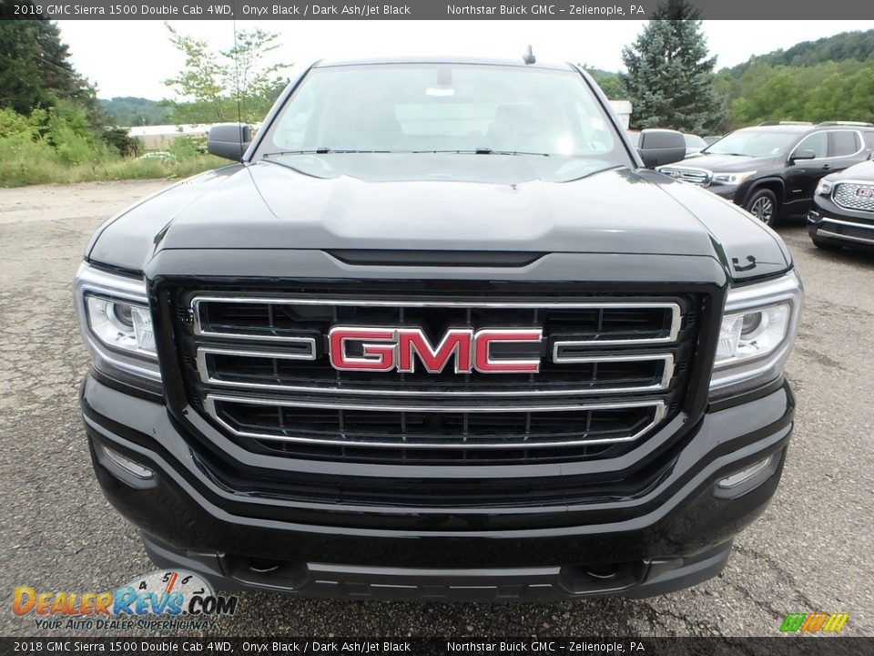 2018 GMC Sierra 1500 Double Cab 4WD Onyx Black / Dark Ash/Jet Black Photo #2