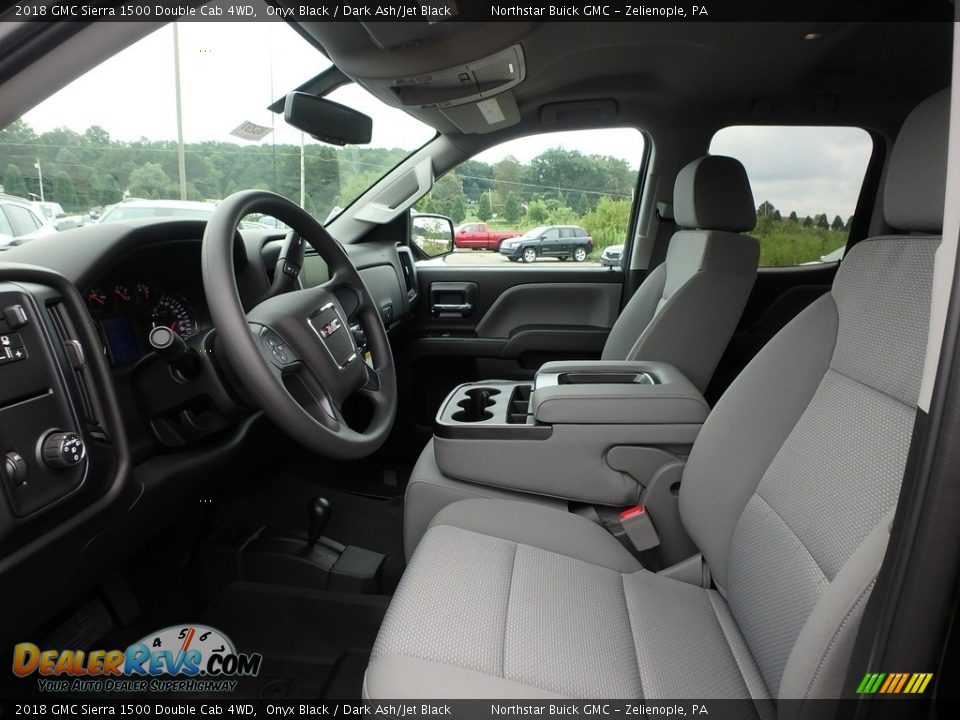 2018 GMC Sierra 1500 Double Cab 4WD Onyx Black / Dark Ash/Jet Black Photo #10