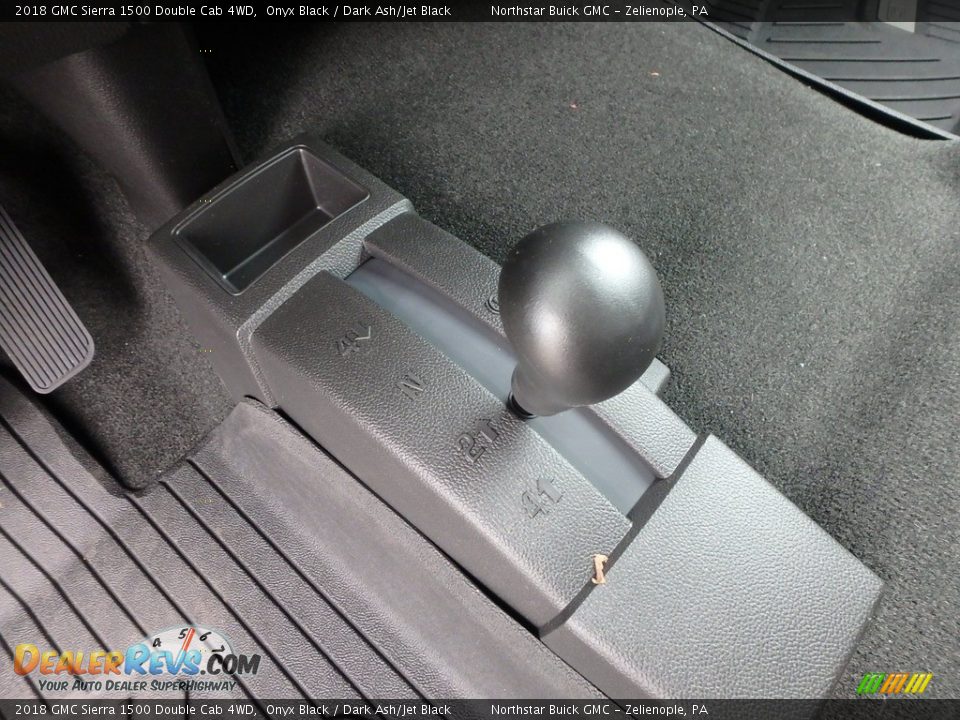 2018 GMC Sierra 1500 Double Cab 4WD Onyx Black / Dark Ash/Jet Black Photo #15