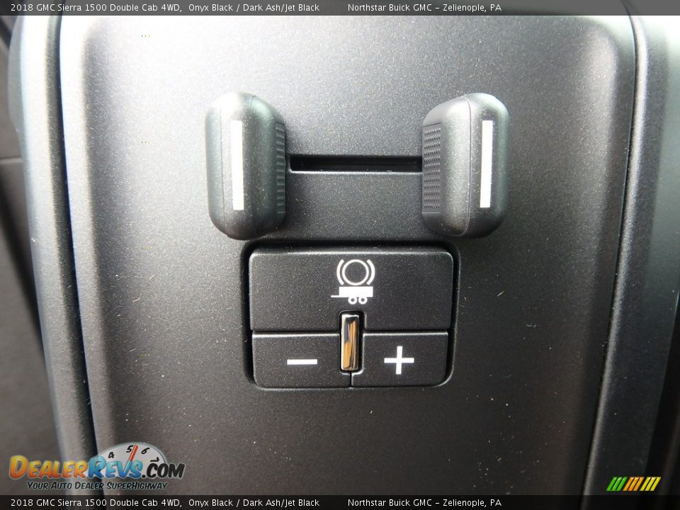 2018 GMC Sierra 1500 Double Cab 4WD Onyx Black / Dark Ash/Jet Black Photo #16