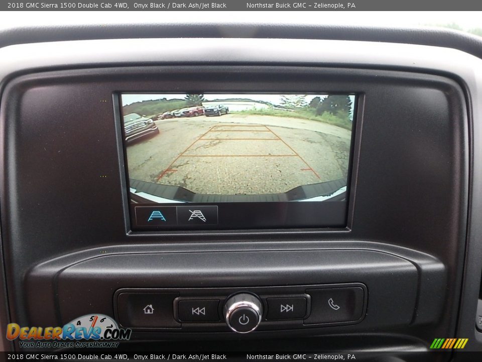 2018 GMC Sierra 1500 Double Cab 4WD Onyx Black / Dark Ash/Jet Black Photo #19
