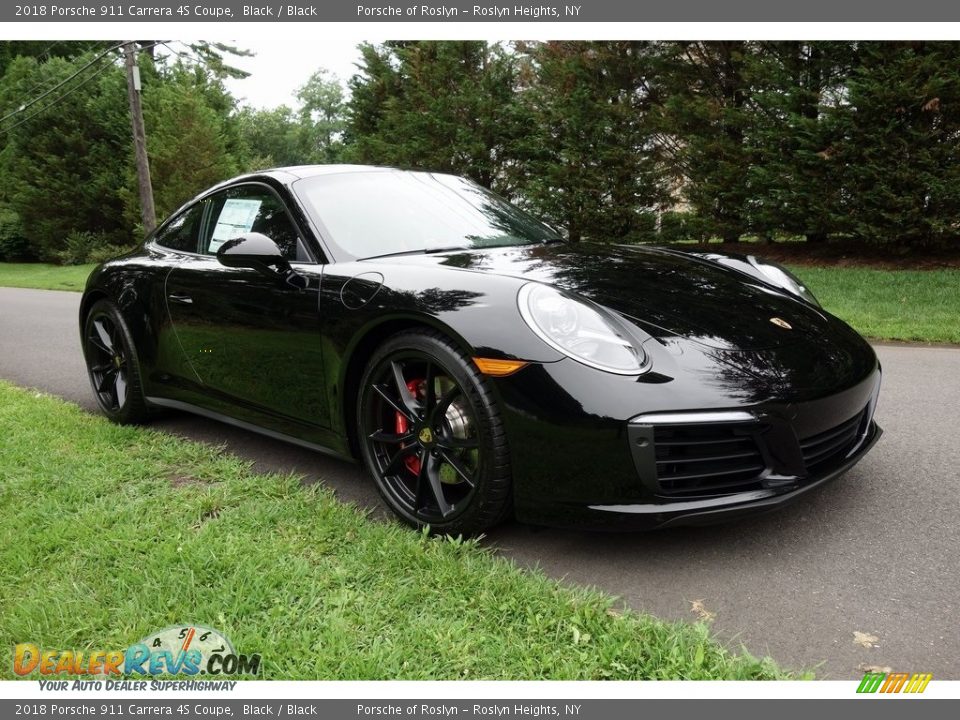 2018 Porsche 911 Carrera 4S Coupe Black / Black Photo #1