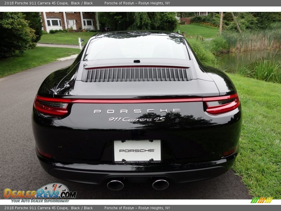 2018 Porsche 911 Carrera 4S Coupe Black / Black Photo #5