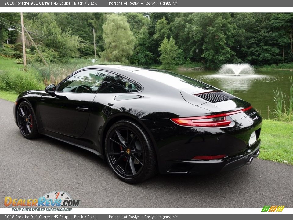 2018 Porsche 911 Carrera 4S Coupe Black / Black Photo #6