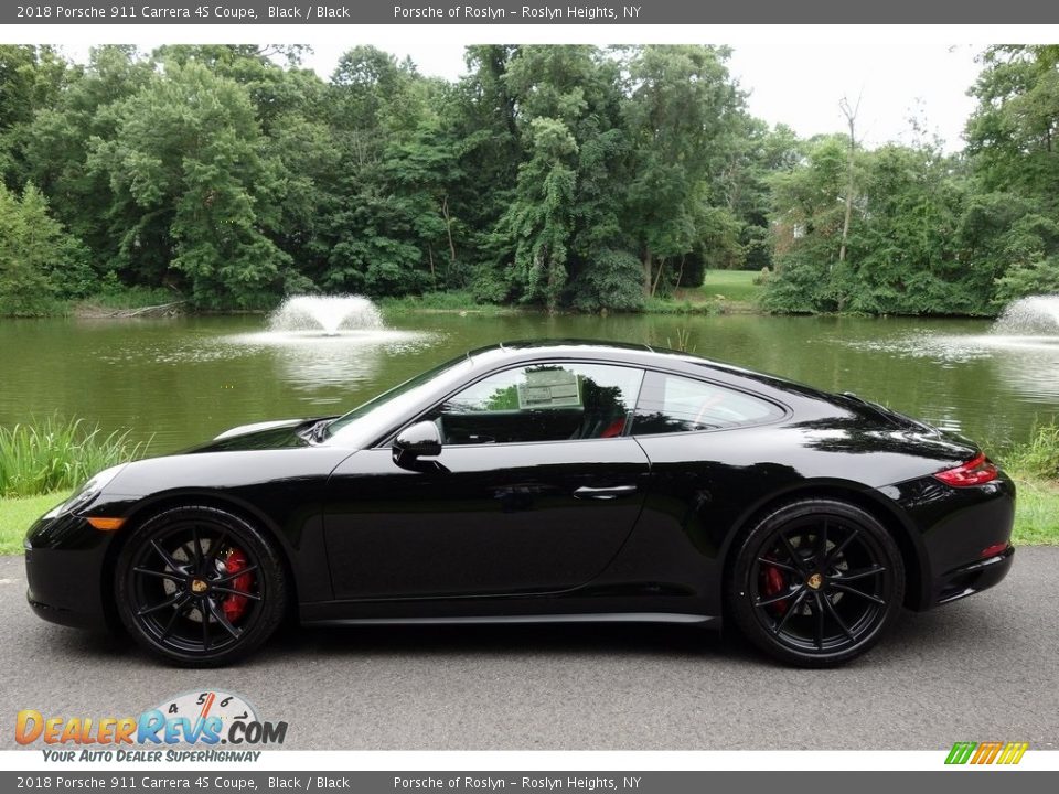 2018 Porsche 911 Carrera 4S Coupe Black / Black Photo #7