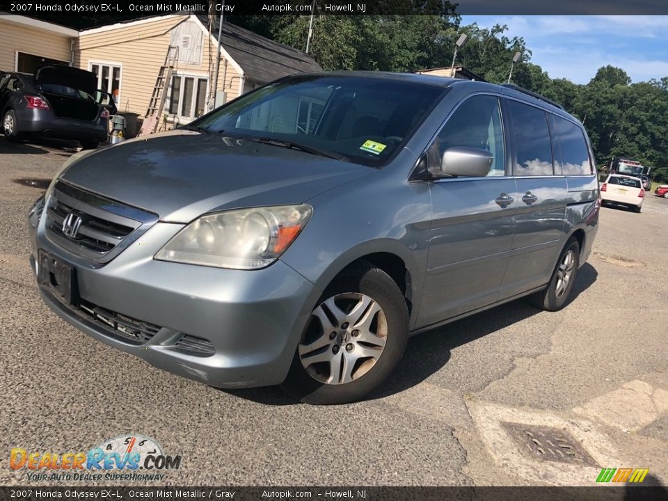 2007 Honda Odyssey EX-L Ocean Mist Metallic / Gray Photo #1