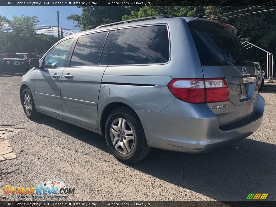 2007 Honda Odyssey EX-L Ocean Mist Metallic / Gray Photo #3