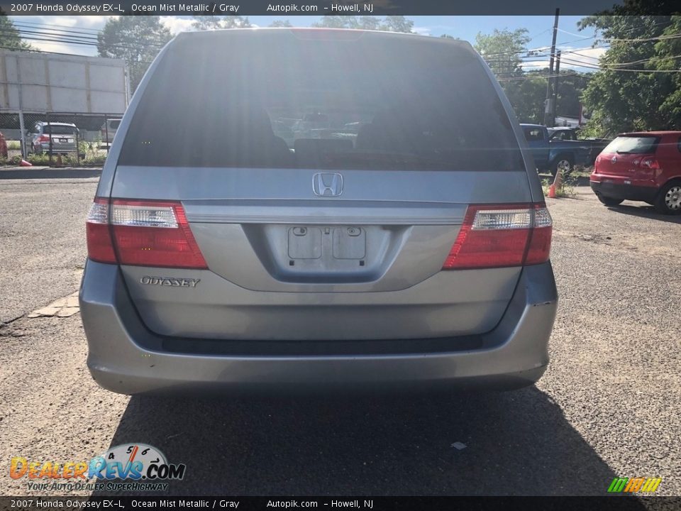 2007 Honda Odyssey EX-L Ocean Mist Metallic / Gray Photo #4