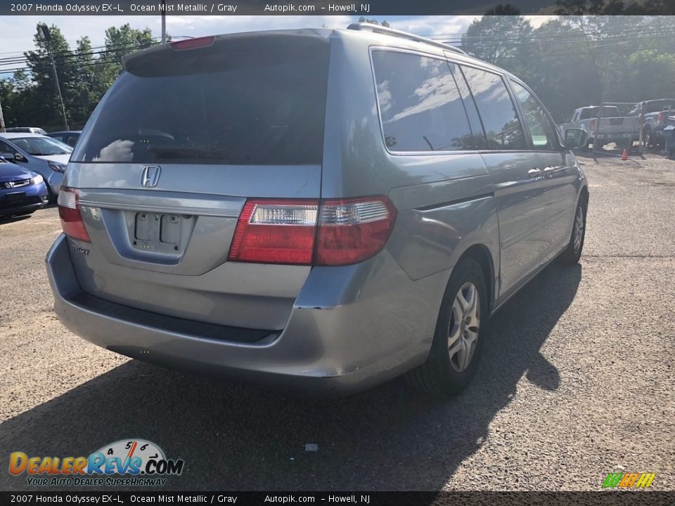 2007 Honda Odyssey EX-L Ocean Mist Metallic / Gray Photo #5