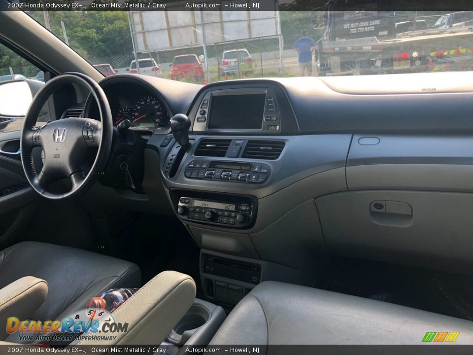 2007 Honda Odyssey EX-L Ocean Mist Metallic / Gray Photo #10