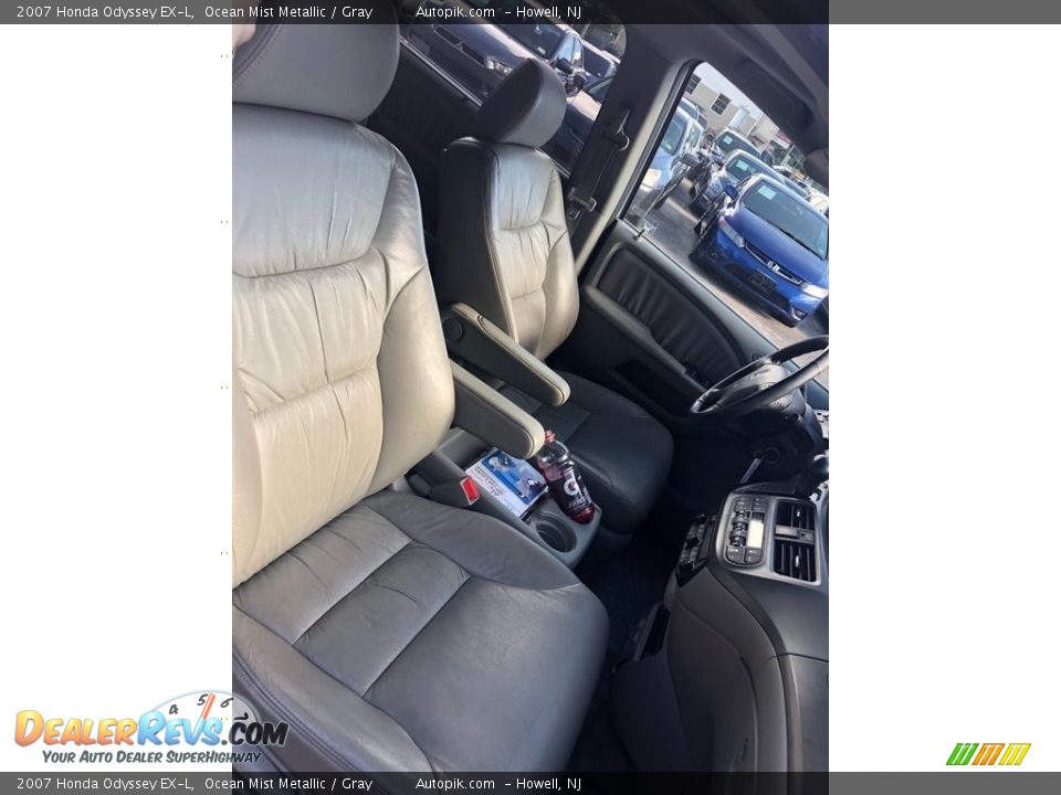 2007 Honda Odyssey EX-L Ocean Mist Metallic / Gray Photo #11