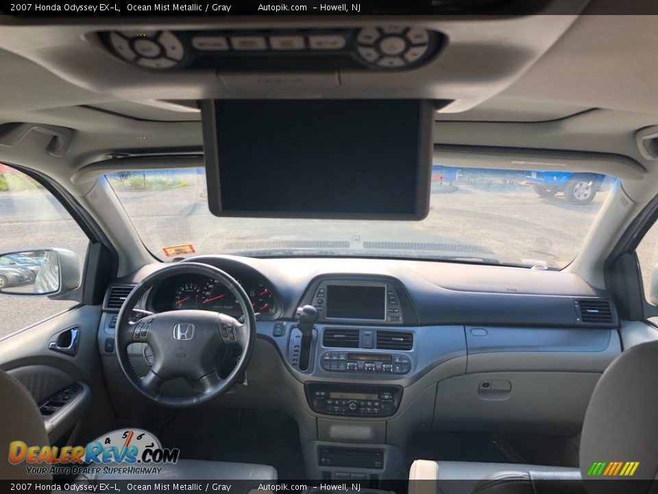 2007 Honda Odyssey EX-L Ocean Mist Metallic / Gray Photo #13