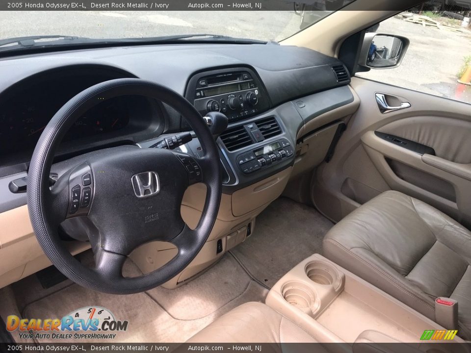 2005 Honda Odyssey EX-L Desert Rock Metallic / Ivory Photo #14