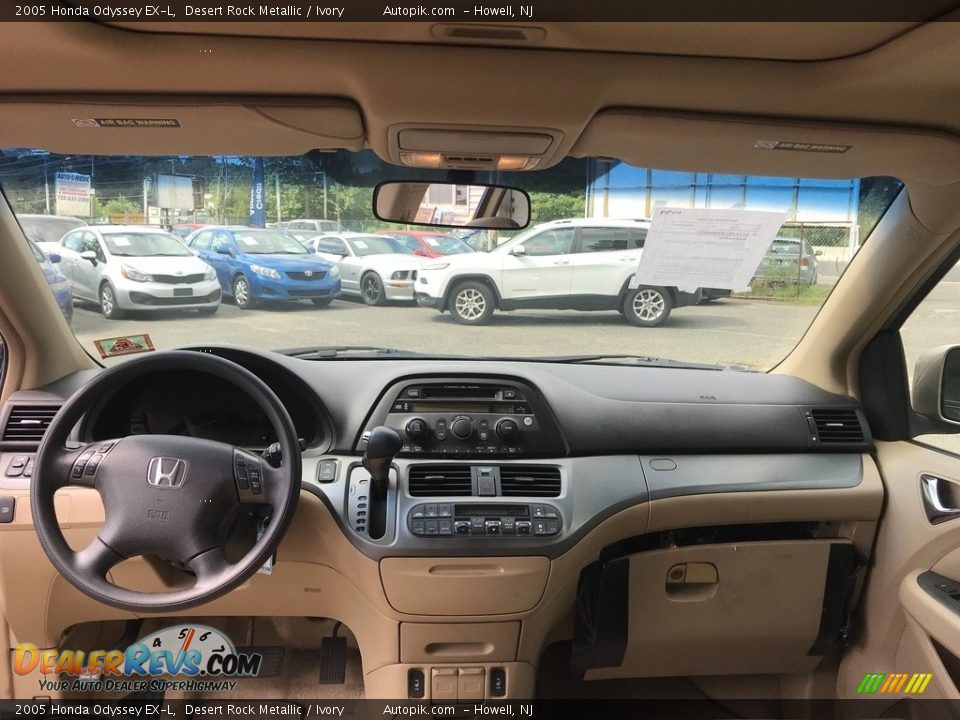 2005 Honda Odyssey EX-L Desert Rock Metallic / Ivory Photo #18