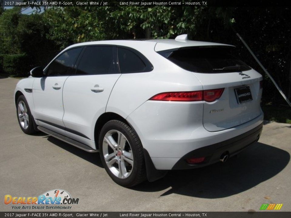 2017 Jaguar F-PACE 35t AWD R-Sport Glacier White / Jet Photo #2
