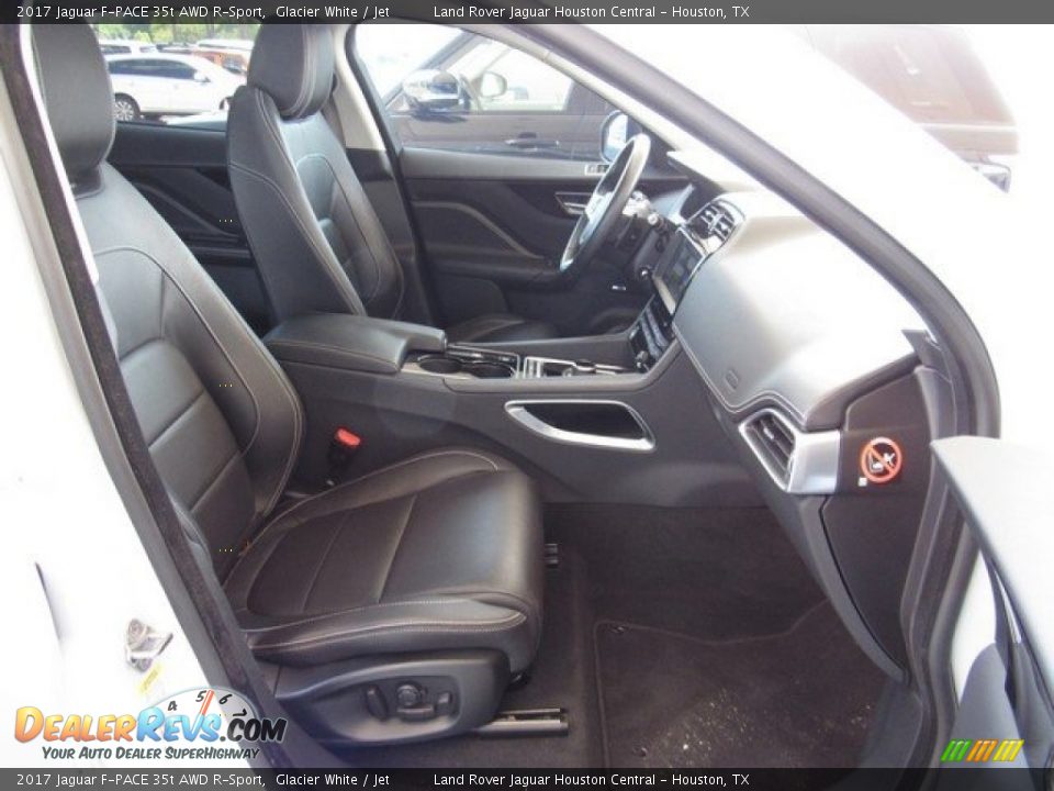 2017 Jaguar F-PACE 35t AWD R-Sport Glacier White / Jet Photo #5