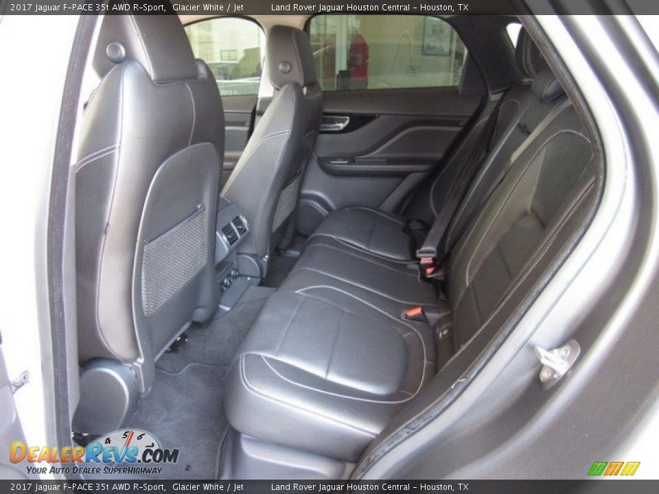 2017 Jaguar F-PACE 35t AWD R-Sport Glacier White / Jet Photo #14