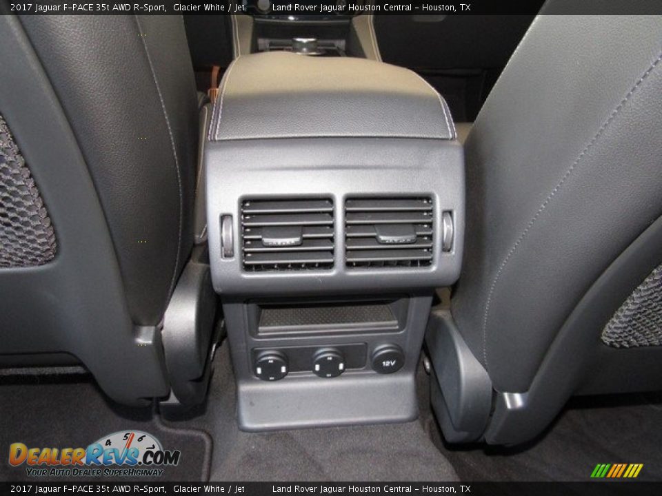 2017 Jaguar F-PACE 35t AWD R-Sport Glacier White / Jet Photo #17