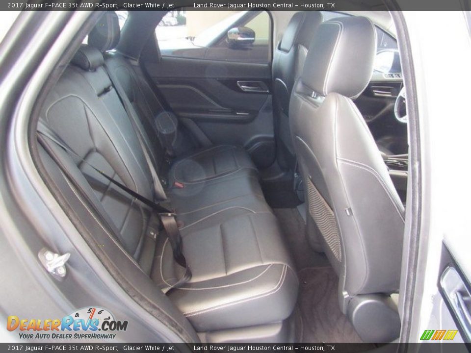 2017 Jaguar F-PACE 35t AWD R-Sport Glacier White / Jet Photo #20