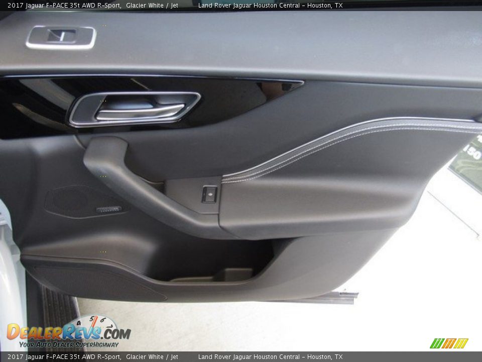 2017 Jaguar F-PACE 35t AWD R-Sport Glacier White / Jet Photo #22