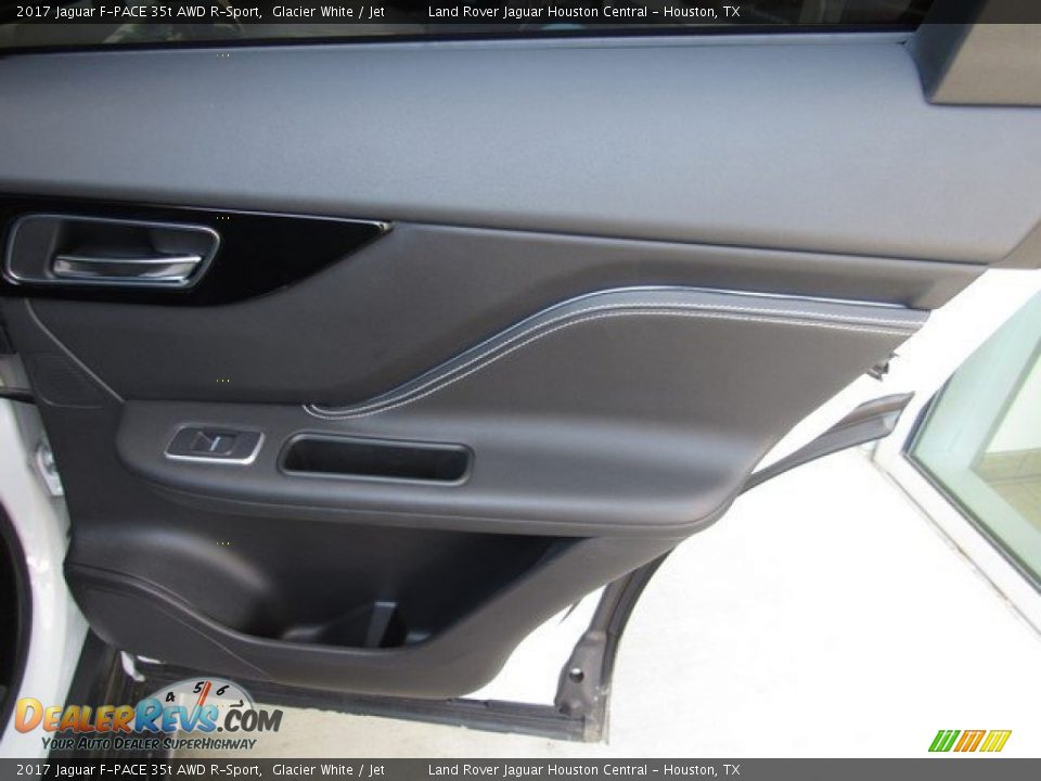2017 Jaguar F-PACE 35t AWD R-Sport Glacier White / Jet Photo #23