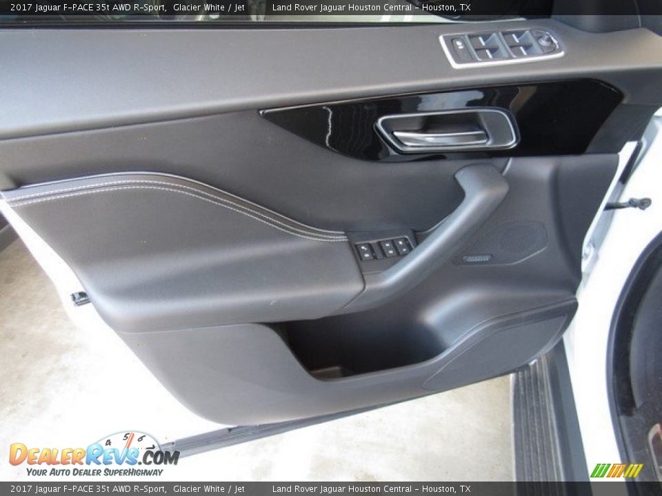 2017 Jaguar F-PACE 35t AWD R-Sport Glacier White / Jet Photo #25