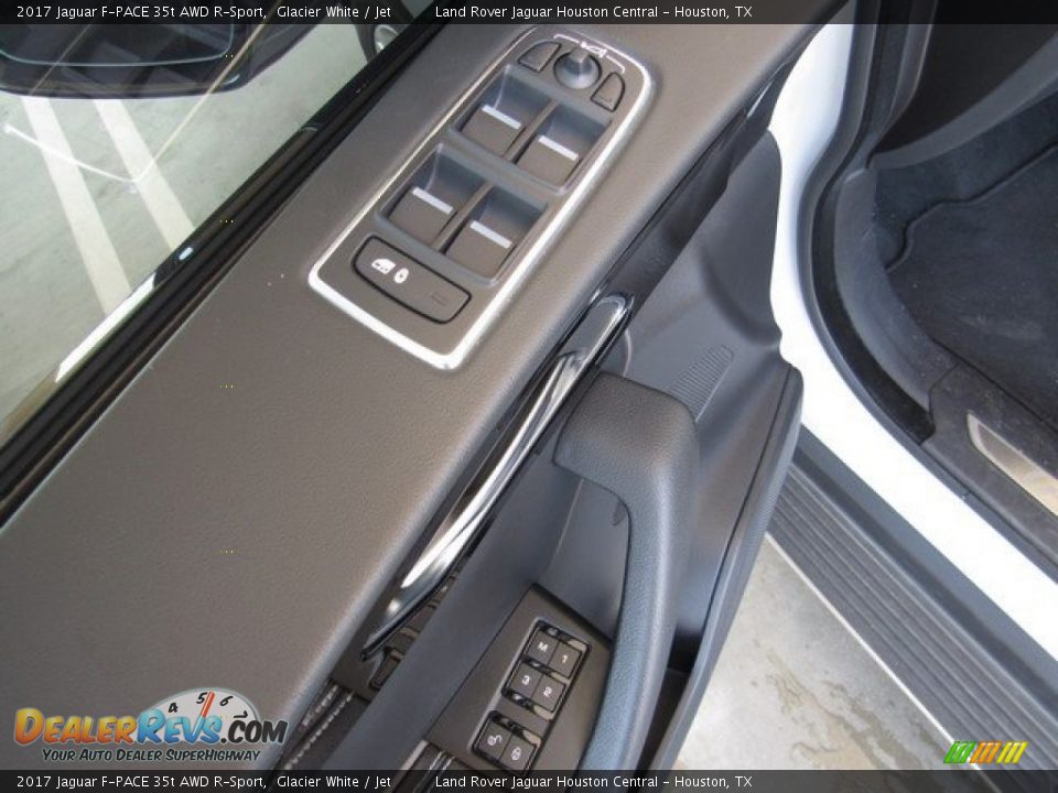 2017 Jaguar F-PACE 35t AWD R-Sport Glacier White / Jet Photo #26