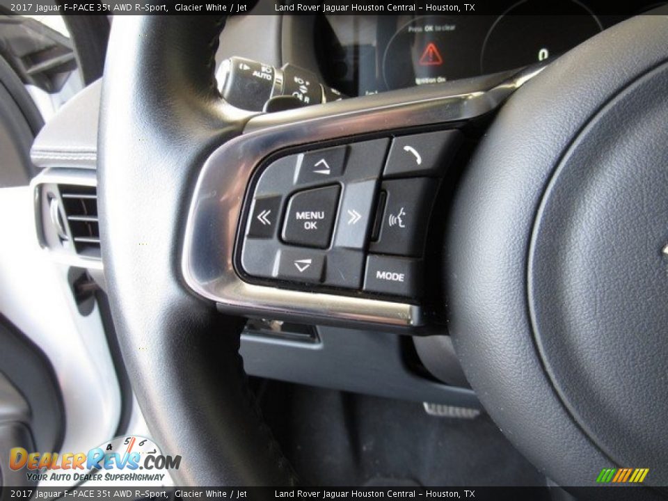2017 Jaguar F-PACE 35t AWD R-Sport Glacier White / Jet Photo #29